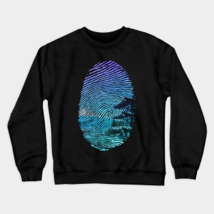 Fuji Fingerprint Crewneck Sweatshirt